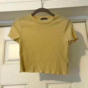 Yellow Crop Top